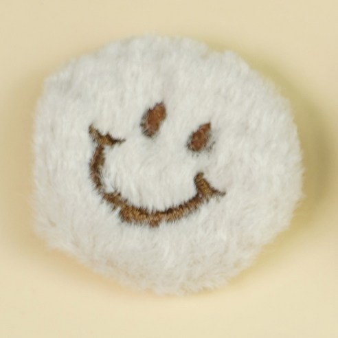 뽀너스 솜솜 인형 테이프걸이 릴홀더 플라스타걸이 간호사용품, 스마일(크림)
