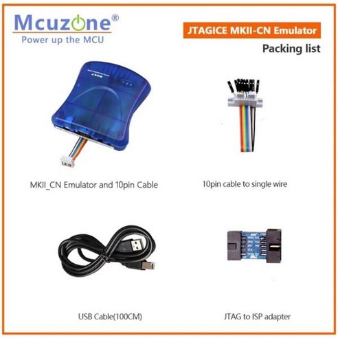 USB AVR JTAGICE MKII-CN 에뮬레이터 PDI JTAG ISP 디버그와이어 ATxmega32D4 ATMEGA128 2561 ATXMAEG128A1U, 1.MKII-CN Best Top5