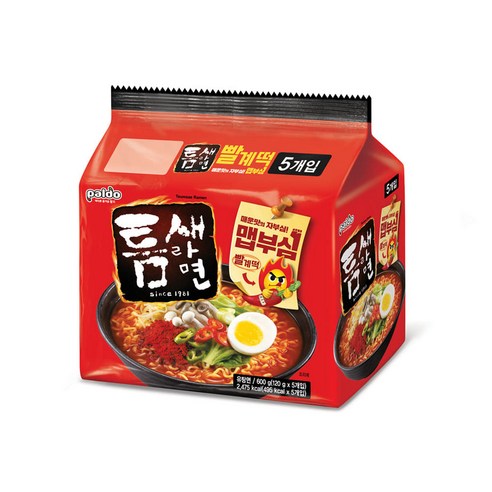 에스제이서진 팔도 틈새라면 빨계떡 120g 5개 팔도빨계떡, 10개