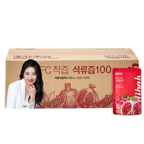 프롬바이오 NFC착즙 석류즙, 70ml, 100포(실속)