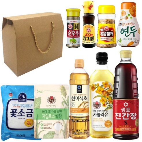 WeShop 자취생 조미료 양념 집들이 선물 세트, 100g