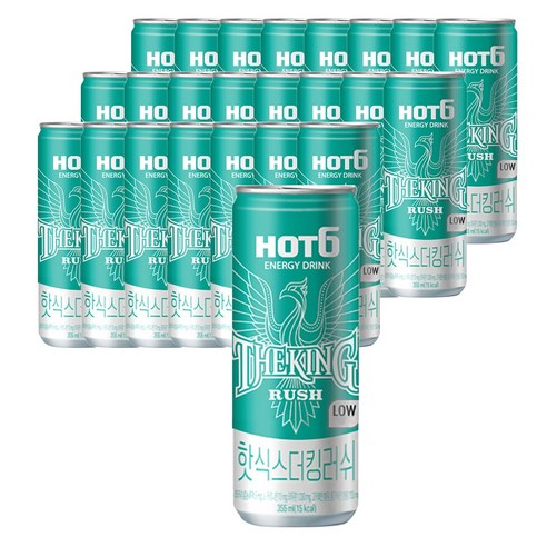 핫식스더킹러쉬, 355ml, 24개