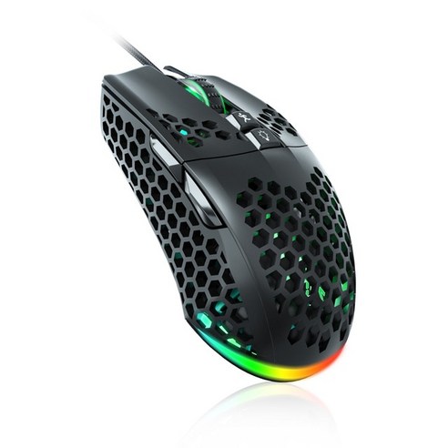 레이저 바이퍼 게이밍 마우스 미니 razer viper RGB 유선 12800DPI 마르코 프로그로믹 백라이트 노트북 용, [02] Wired MouseSM900, 한개옵션1