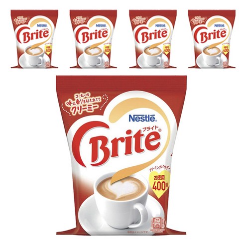 네슬레 브라이트 크리밍 파우더, 5개, 400g, 1개입