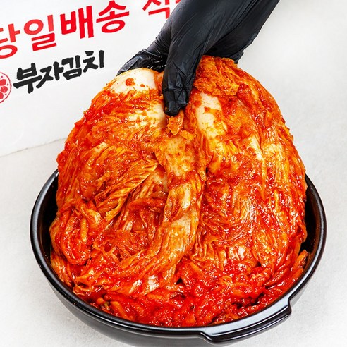 [부자김치] 100% 국산 HACCP 당일제조 배추김치 포기김치, 3kg, 1개