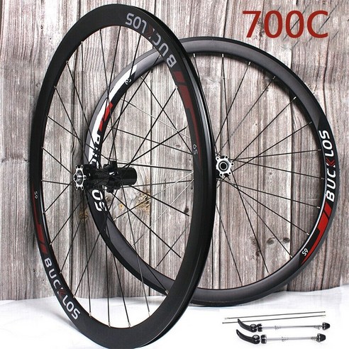 29인치휠셋 픽시휠셋 카본 로드 자전거 bucklos 700c wheelset 탄소 7891011 속도 도로 바퀴 세트 fampr clincher 림 바퀴 clincher v, 700c-1 쌍