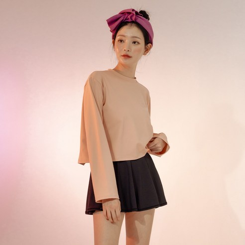 베라프 케이지 여자 뒤트임 래쉬가드 상의