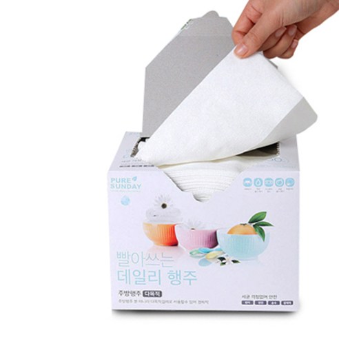 선우하우스 빨아쓰는 주방행주 50매, 1개입, 1개