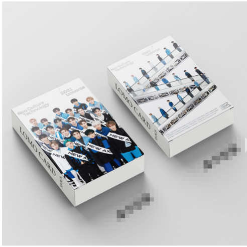 엔시티 (NCT) 3집 - Universe 앨범 굿즈 양면 포터카드 55장+스티커 100장 2종세트, 포터카드 55장