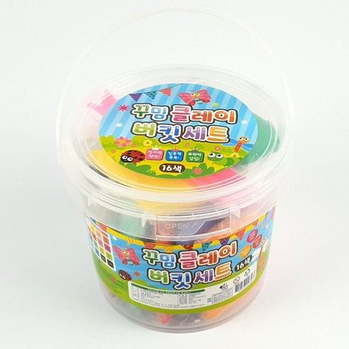 아이의 상상력을 꽃피우는 마법, 꾸밈클레이버킷세트!