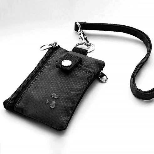 오프몰 RFID 도난방지 방수 목걸이 지갑