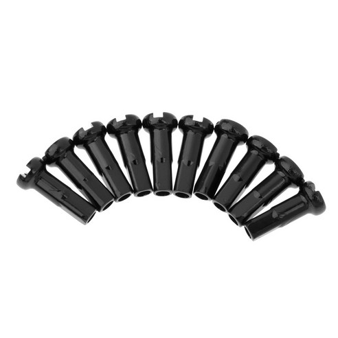 THE WAROOM SHOP 철 자전거 14G 스포크 젖꼭지 산악 도로 자전거 엔드 캡 장식 14MM, 블랙