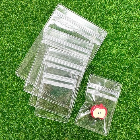 잃어버리기 쉬운 소중한 추억, 미니 지퍼백 키링으로 안전하게 보관하세요! 지퍼백키링