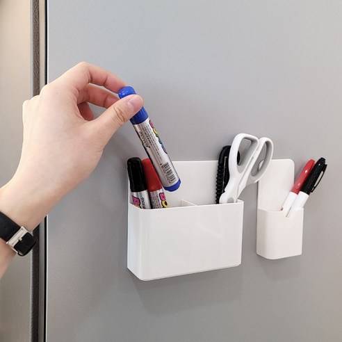 강력한 자석과 다목적 사용으로 공간을 절약하고 조직을 개선하는 긱보드 마그네틱 펜홀더 자석