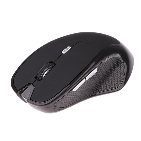2.4G 무선 광 마우스 / 마우스 컴퓨터 노트북 용 무선 USB 수신기, 블랙, 113*71*37mm, 플라스틱
