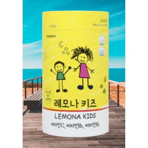 레모나키즈 츄어블 경남제약 어린이비타민 키즈비타민C 유치원생 초등생 영양제, 100정, 1세트