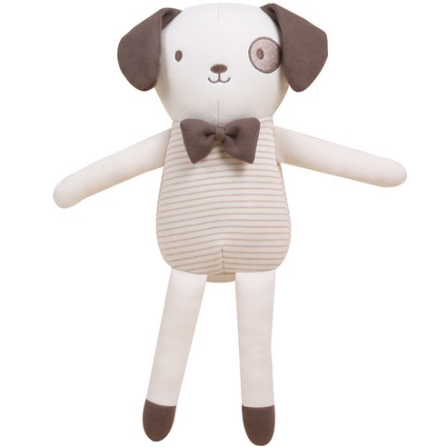 오가닉붐 유아용 롱롱이 강아지 애착인형