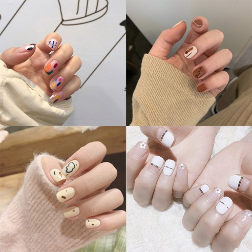 온더칩 붙이는 네일스티커 셀프네일, 1개, 네일스티커 - B356