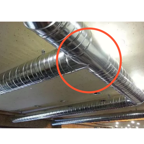 스파이럴 함석 덕트 TEE: HVAC 시스템에 필수적인 공기 흐름 구성 요소