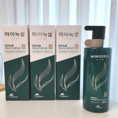 현대약품 마이녹셀 프레스티지 탈모샴푸 480ml 2개