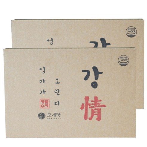 [엄마가오란다] 명품수제강정 촉촉한 엄마가오란다 24개입 선물형, 552g, 2개