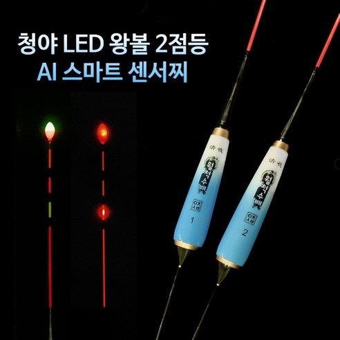 청야 LED 2점등 왕볼 AI 스마트 센서찌/찌탑 상품은 업그레이드된 기능과 풍부한 성능을 가지고 있습니다.