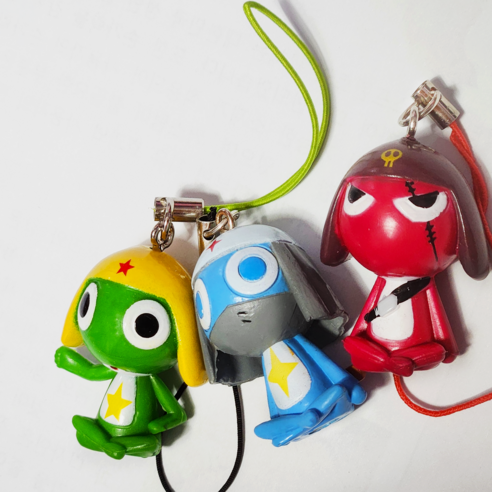 추억과 행복을 이어주는 개구리 중사 케로로 피규어 키링