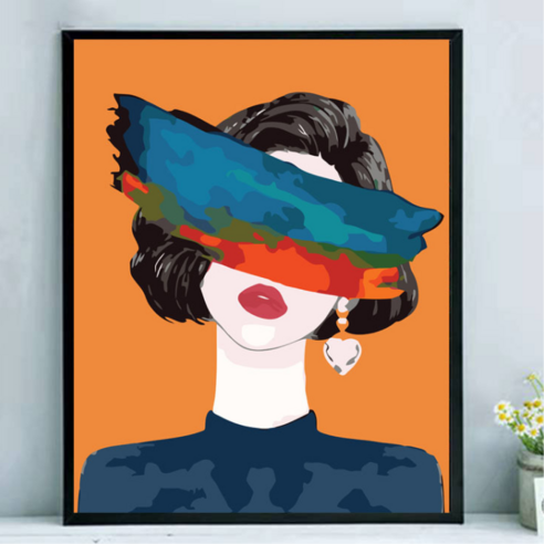 하이퍼리 명화그리기 그림그리기 DIY 세트 40 x 50 cm, 여성DIY, 1개