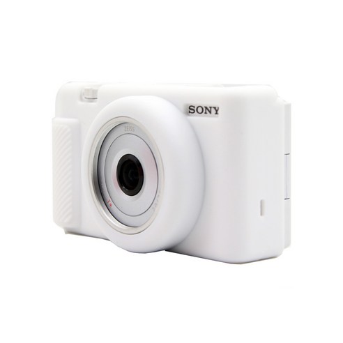 소니 브이로그 카메라 ZV-1M2 컬러 하우징 범퍼 케이스, WHITE, 1개