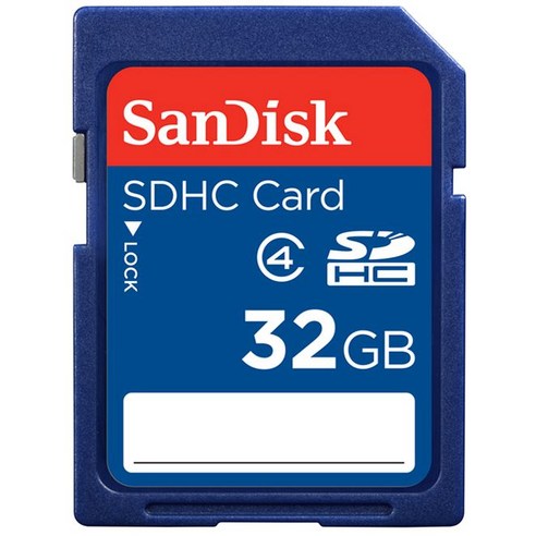샌디스크 스탠다드 SD 메모리카드 클래스4, 32GB