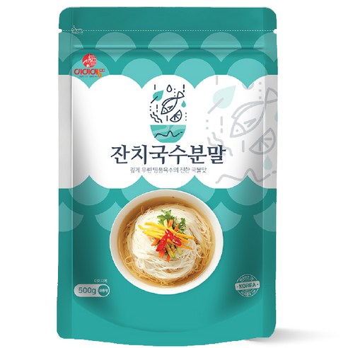 면사랑 면사랑 멸치육수, 1.8L, 2개 12 아이엠소스 잔치국수분말 멸치국수 다시, 1개, 500g