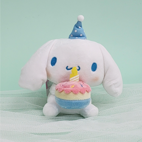 산리오 생일케이크 13cm 인형 키링 가방고리, 21 시나모롤 생일케이크