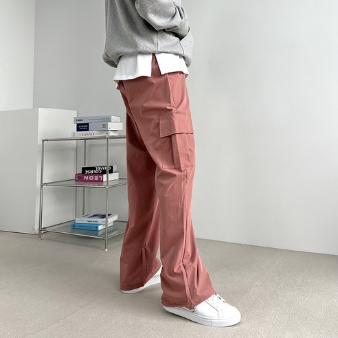 편안한 착용감을 선사하는 남녀공용 와이드핏 조거 Y2K 카고 팬츠