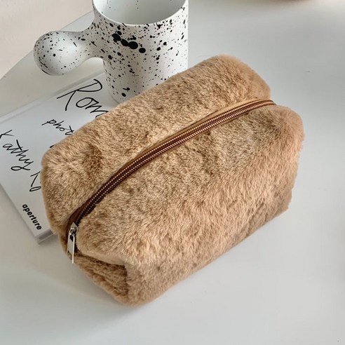 떨샵 소프트캔디 필통 보들보들 화장품 여행파우치