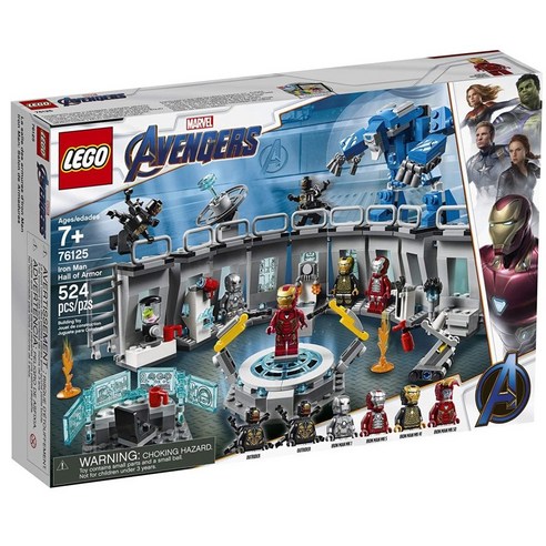 레고 76125 어벤져스 아이언맨 연구소 [정품 국내배송] LEGO® 76125 Marvel Super Heroes, 혼합 색상