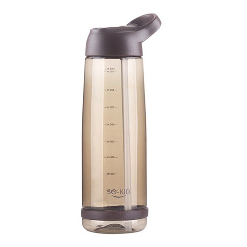 프렐러고 스포츠 물병 550ML/850ML/1000ML 휴대 헬스 빨대 물통, 커피 1000ML, 1000ml