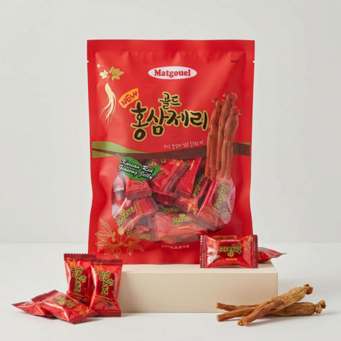 한국인삼유통공사 (3539-3540) 고려홍삼제리 (홍삼젤리)