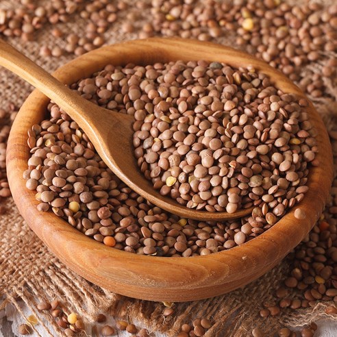 한끼농산 브라운렌틸콩 슈퍼푸드, 2kg, 2개