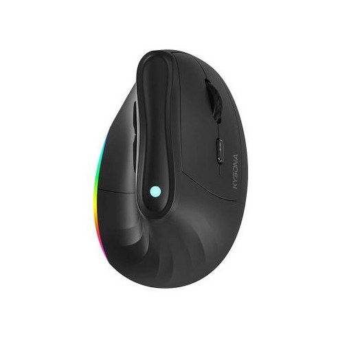 KYSONA 57° Ergonomic Wireless Rechargeable Mouse Vertical Quiet Ergo Mouse Bluetooth(BT5.0 BT3.0)