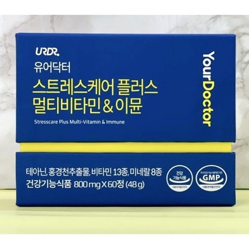 유어닥터 L테아닌 멀티비타민&이뮨 영양제, 60정, 5박스