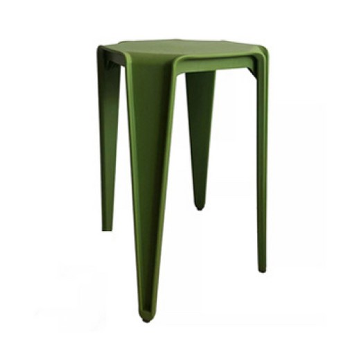 SKW 북유럽 간이의자 화분스툴 학원 의자, 그린