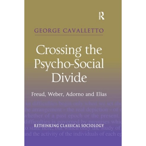 (영문도서) Crossing the Psycho-Social Divide Paperback, Routledge, English, 9780367603762