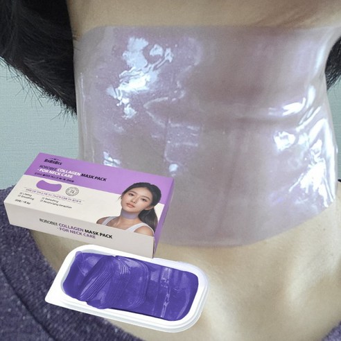대용량 하이드로겔 콜라겐 목 주름 리프팅 팩으로 탄력 있고 아름다운 목 라인을 되찾으세요!
