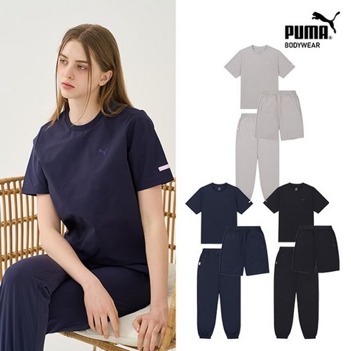 스타일과 쾌적함을 모두 갖춘 푸마 냉감 우븐 셋업으로 시원한 여름을!