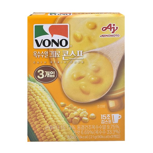 VONO 보노 옥수수알 그대로 콘스프