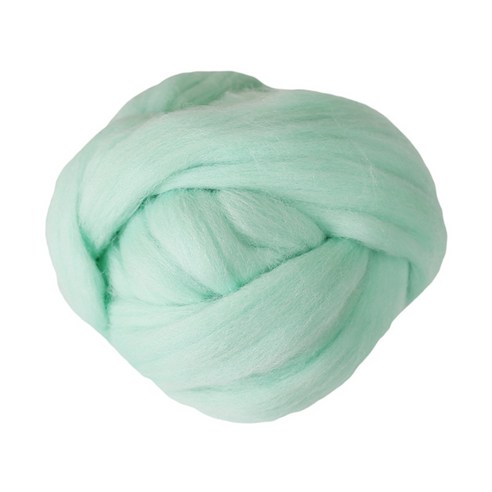 [모핸] 양모 (100g)/ 양모펠트 니들 펠트 DIY 공예 실 만들기, 28.민트, 1개