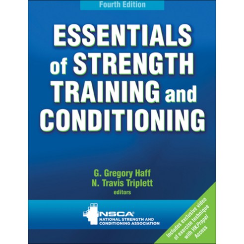 (영문도서) Essentials of Strength Training and Conditioning Hardcover, Human Kinetics Publishers, English, 9781718210868