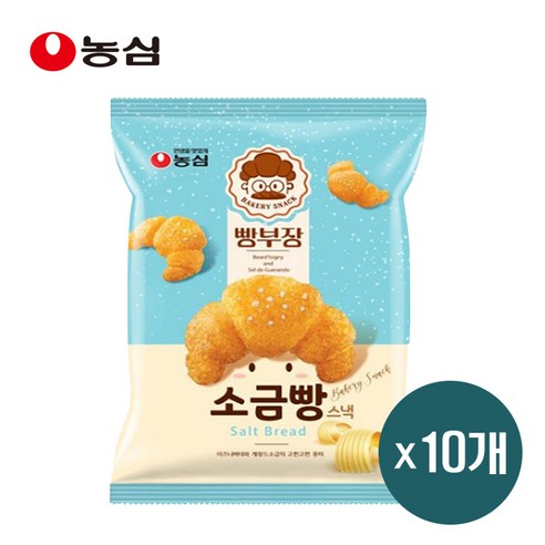 농심 빵부장 소금빵, 55g, 40개 김빵 Best Top5