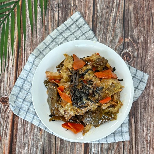 전통연변 모듬야채 장밑반찬500g 입맛당기는 장아찌 단짠맛 장밑반찬 중국음식, 1개, 500g