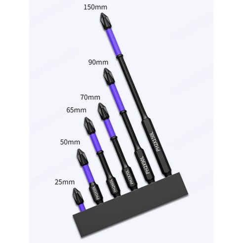 InLoop 드릴 비트 세트 자석 다용도 만능 멀티 십자 드라이버 전동 드릴 육각 6종, 2세트